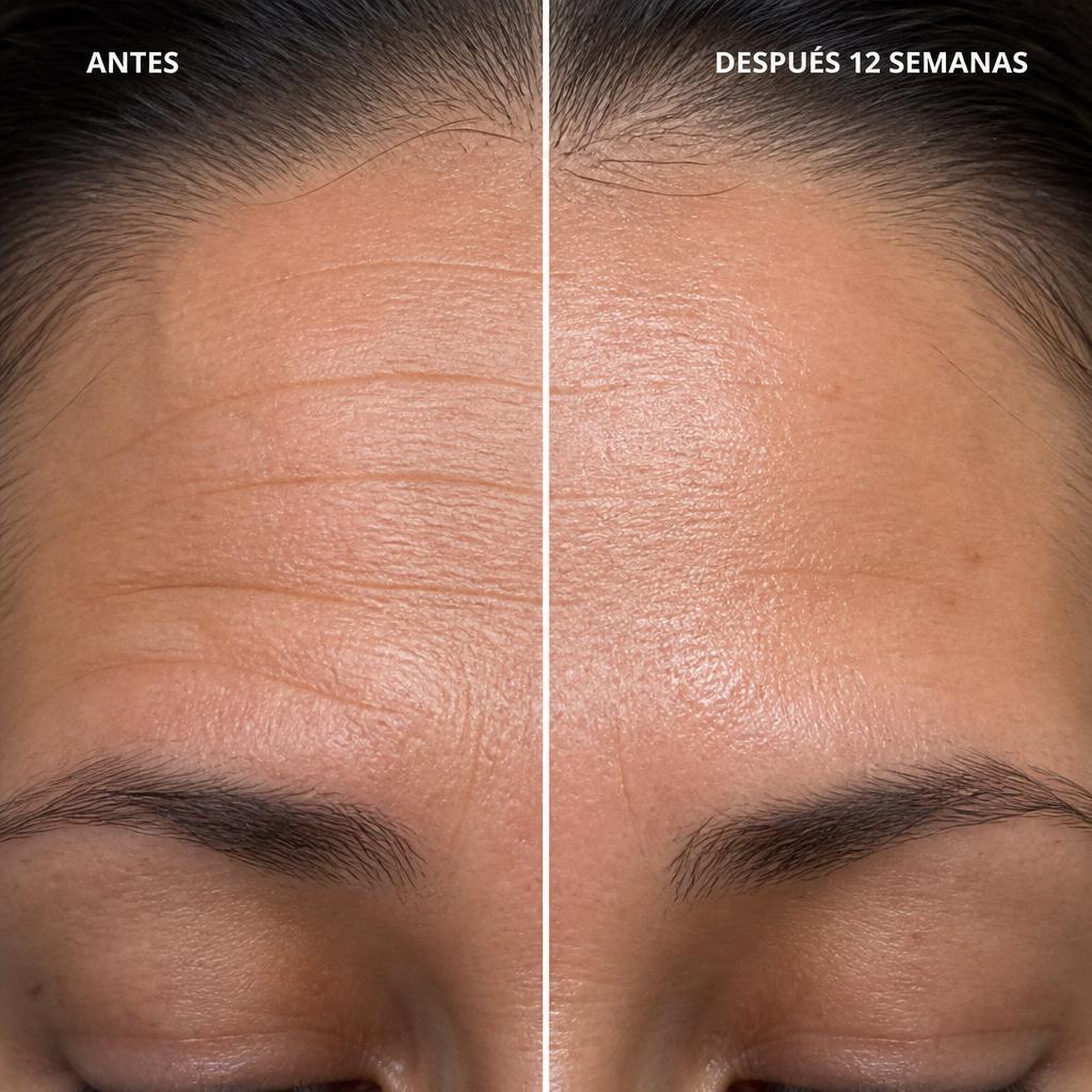 Antes y después real — 12 semanas de uso de DB